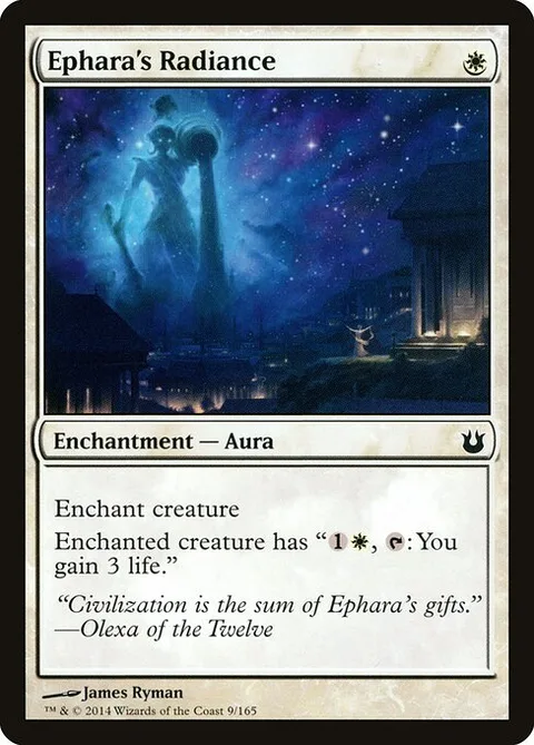 Ephara's Radiance, card 9 from Born of the Gods