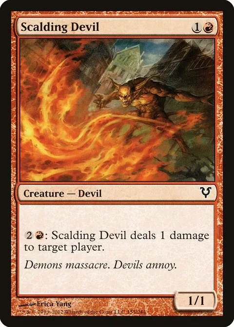 Scalding Devil, carte 155 de Avacyn Restored