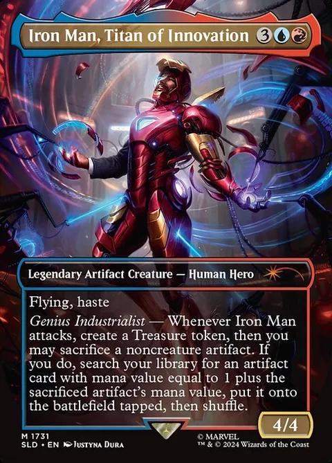 Iron Man, Titan of Innovation, carte 1731 de Secret Lair Drop