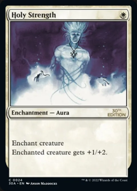 Holy Strength, card 24 from 30th Anniversary Edition