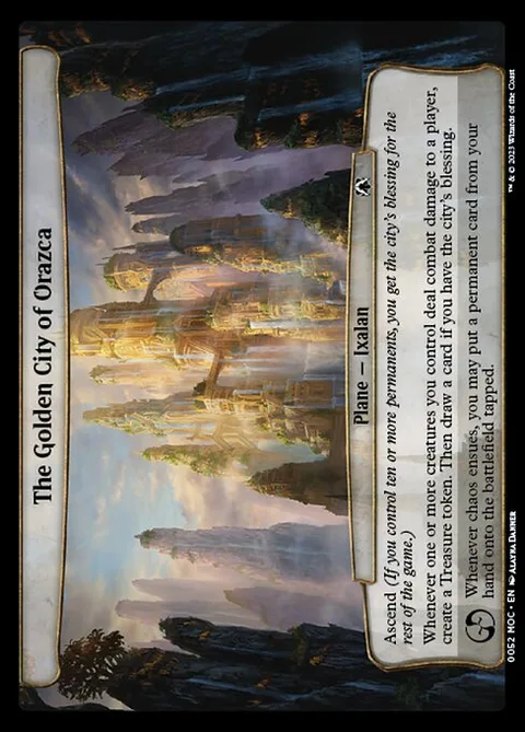 The Golden City of Orazca, carte 52 de March of the Machine Commander