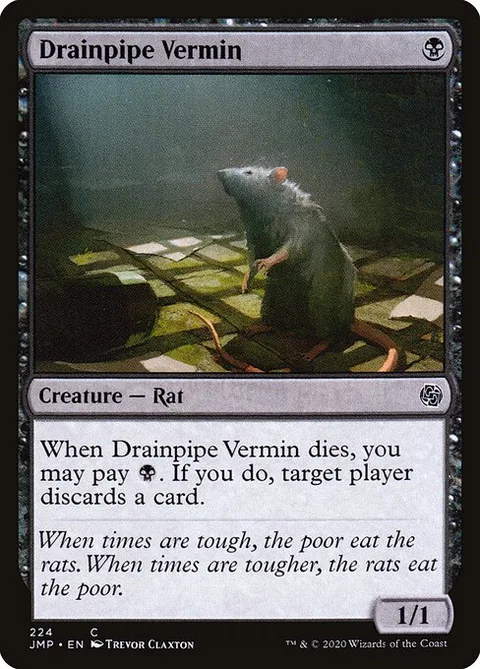 Drainpipe Vermin, card 224 from Jumpstart
