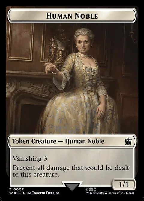 Human Noble, carte 7 de Doctor Who Tokens