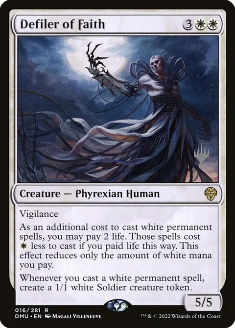 Defiler of Faith, carte 16p de Dominaria United Promos
