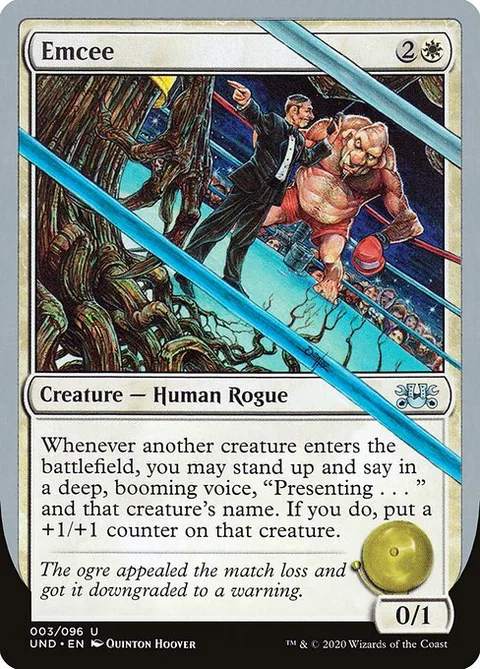 Emcee, card 3 from Unsanctioned