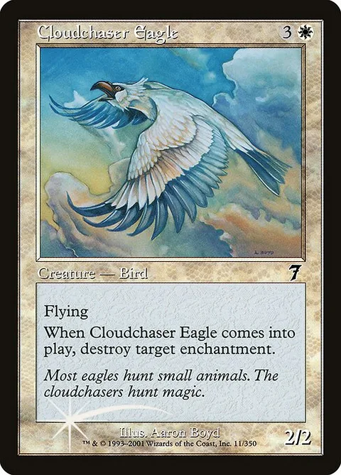 Cloudchaser Eagle, card 11★ from Seventh Edition