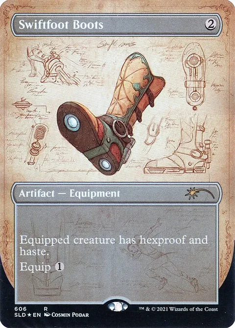 Swiftfoot Boots, carte 606 de Secret Lair Drop