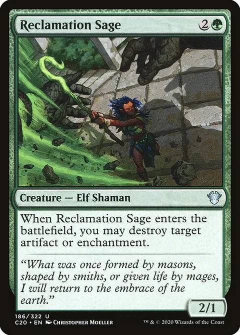 Reclamation Sage, carte 186 de Commander 2020