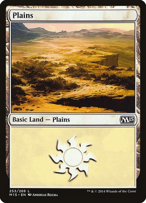 Plains, carte 253 de Magic 2015