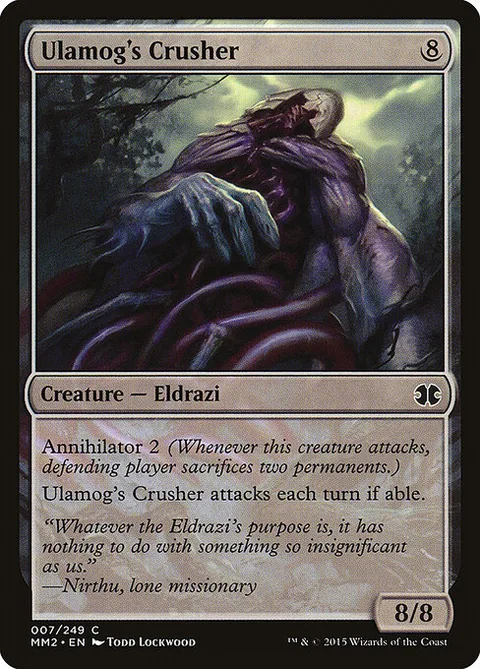 Ulamog's Crusher, carte 7 de Modern Masters 2015
