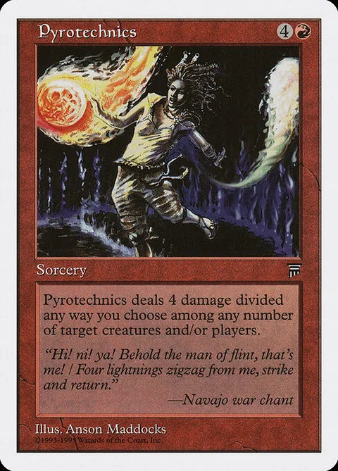 Pyrotechnics, card 48 from Anthologies