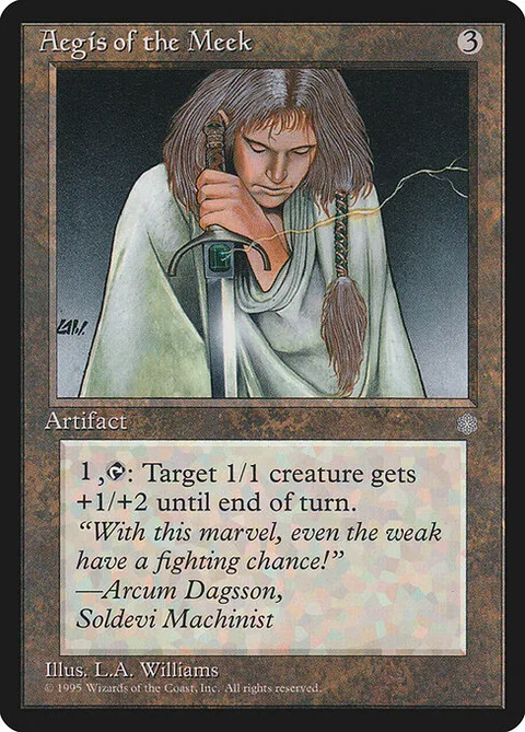 Aegis of the Meek, card 307 from Ice Age