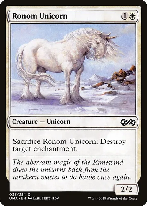 Ronom Unicorn, carte 33 de Ultimate Masters