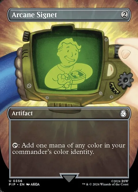 Arcane Signet, card 356 from Fallout