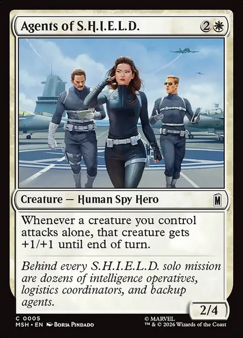 Agents of S.H.I.E.L.D., card 5 from Marvel Super Heroes