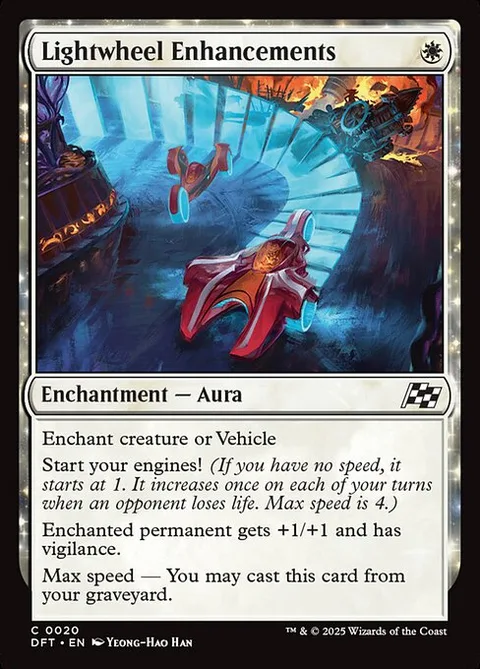 Lightwheel Enhancements, card 20 from Aetherdrift