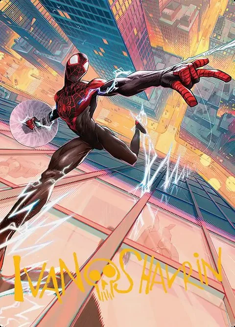 Ultimate Spider-Man // Ultimate Spider-Man, card 41 from Marvel's Spider-Man Art Series