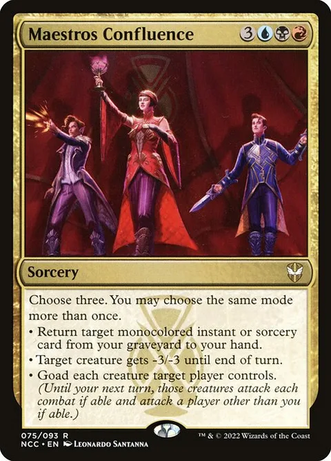 Maestros Confluence, card 75 from New Capenna Commander