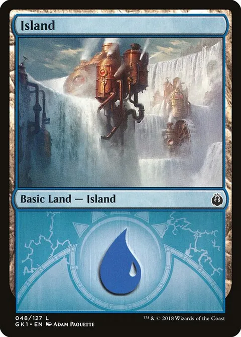 Island, card 48 from GRN Guild Kit