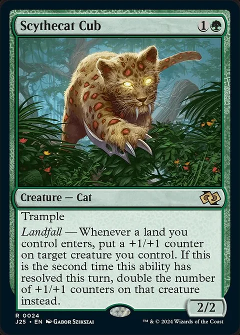 Scythecat Cub, card 24 from Foundations Jumpstart