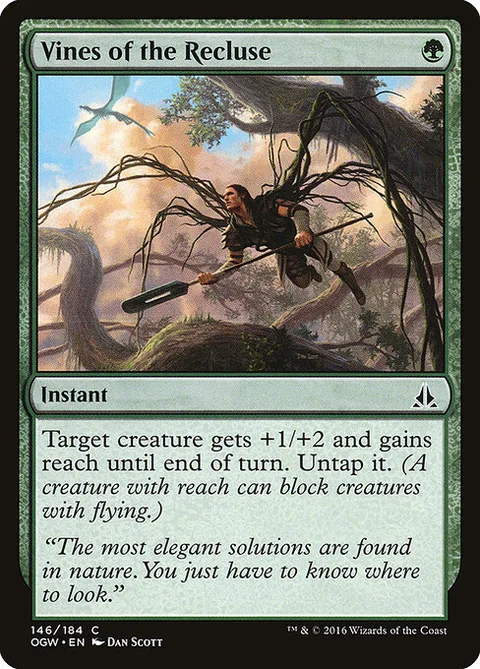 Vines of the Recluse, card 146 from Oath of the Gatewatch