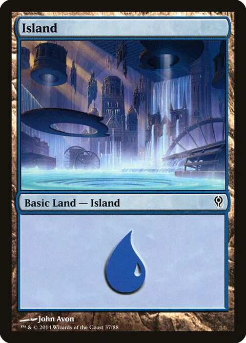 Island, card 37 from Duel Decks: Jace vs. Vraska