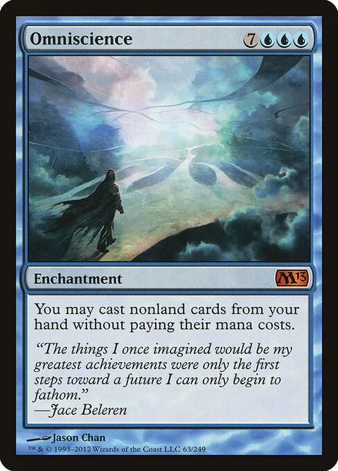 Omniscience, card 63 from Magic 2013