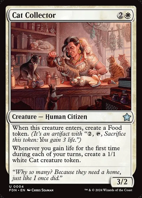 Cat Collector, card 4 from Foundations