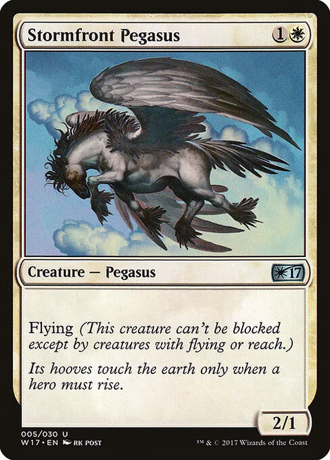 Stormfront Pegasus, card 5 from Welcome Deck 2017