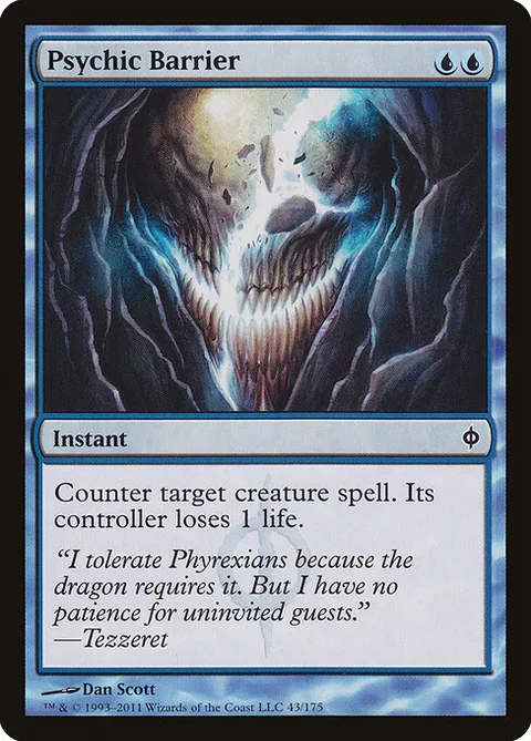 Psychic Barrier, card 43 from New Phyrexia