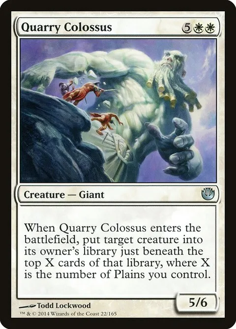 Quarry Colossus, card 22 from Journey into Nyx