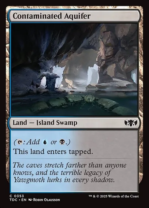 Contaminated Aquifer, card 353 from Tarkir: Dragonstorm Commander