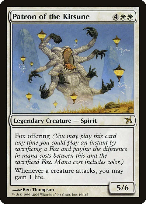 Patron of the Kitsune, carte 19 de Betrayers of Kamigawa