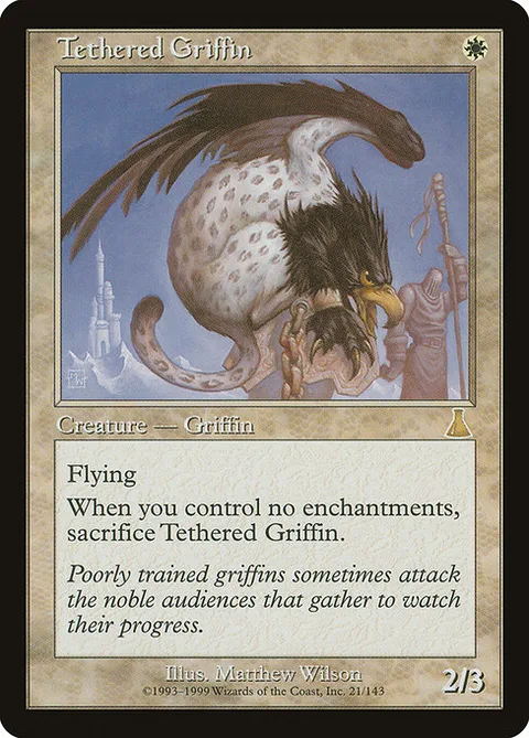 Tethered Griffin, carte 21 de Urza's Destiny