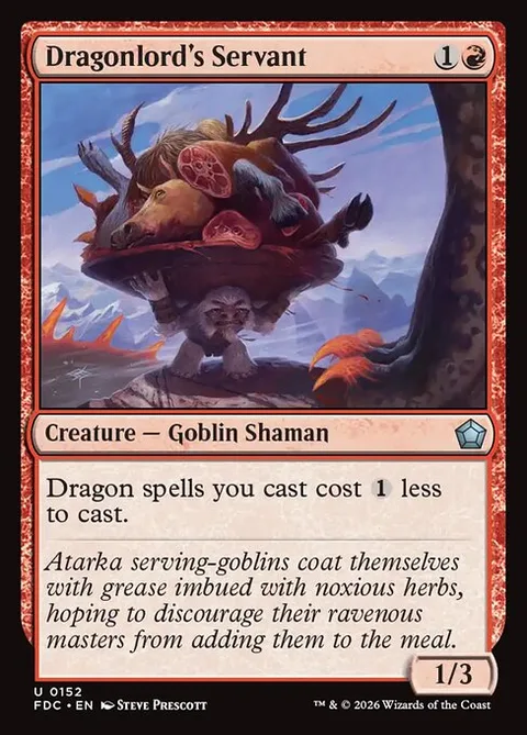 Dragonlord's Servant, carte 152 de Foundations Commander