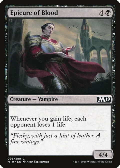 Epicure of Blood, carte 95 de Core Set 2019