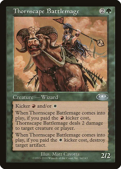 Thornscape Battlemage, carte 94 de Planeshift