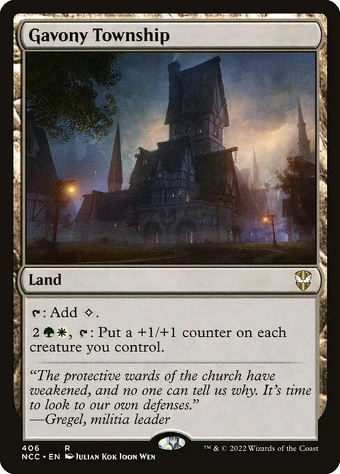 Gavony Township, card 406 from New Capenna Commander
