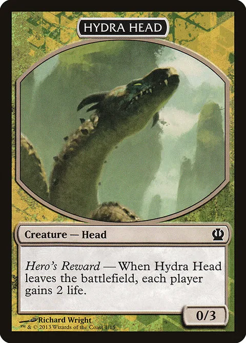Hydra Head, card 1 from Face the Hydra