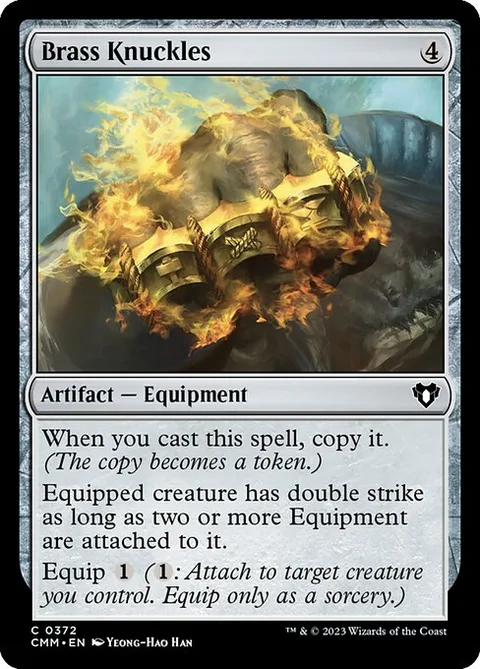 Brass Knuckles, carte 372 de Commander Masters