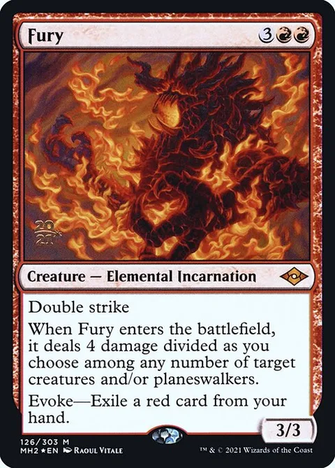Fury, carte 126s de Modern Horizons 2 Promos