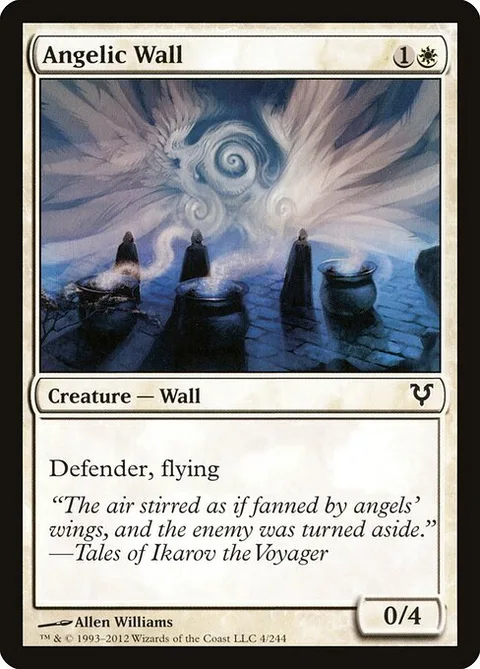 Angelic Wall, card 4 from Avacyn Restored