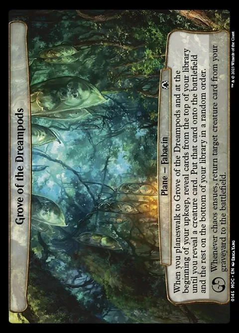 Grove of the Dreampods, carte 145 de March of the Machine Commander