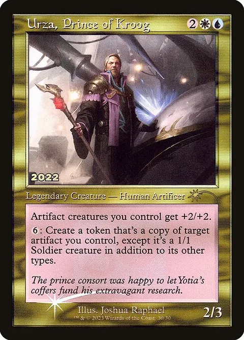 Urza, Prince of Kroog, carte 30 de 30th Anniversary Play Promos