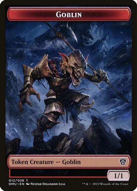 Goblin, card 12 from Dominaria United Tokens