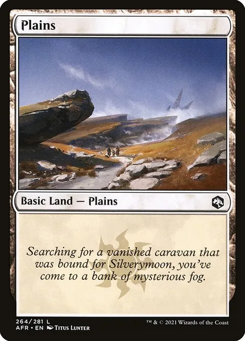 Plains, card 264 from Adventures in the Forgotten Realms