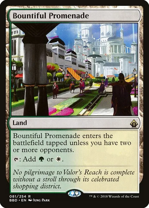 Bountiful Promenade, card 81 from Battlebond