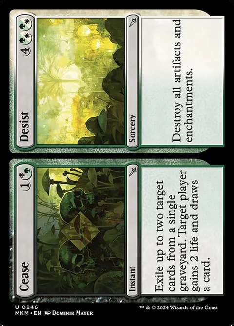 Cease // Desist, carte 246 de Murders at Karlov Manor