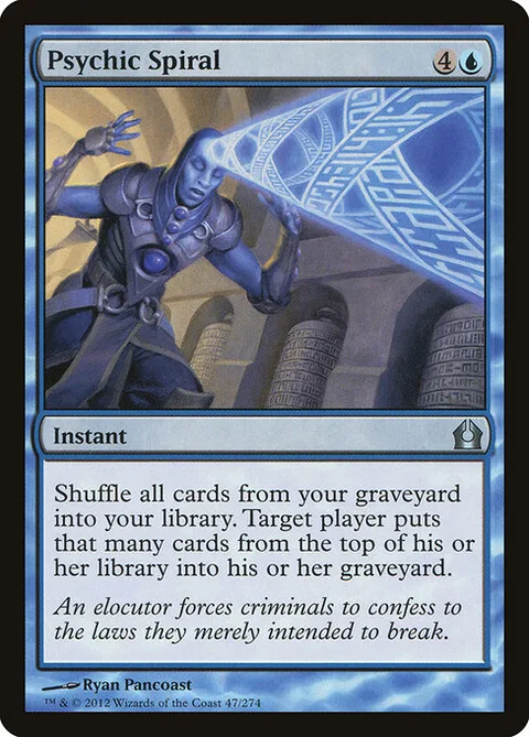 Psychic Spiral, card 47 from Return to Ravnica