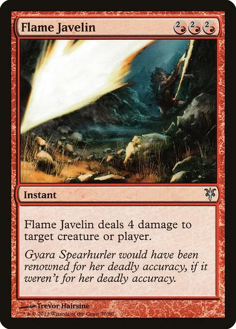 Flame Javelin, carte 70 de Duel Decks: Sorin vs. Tibalt